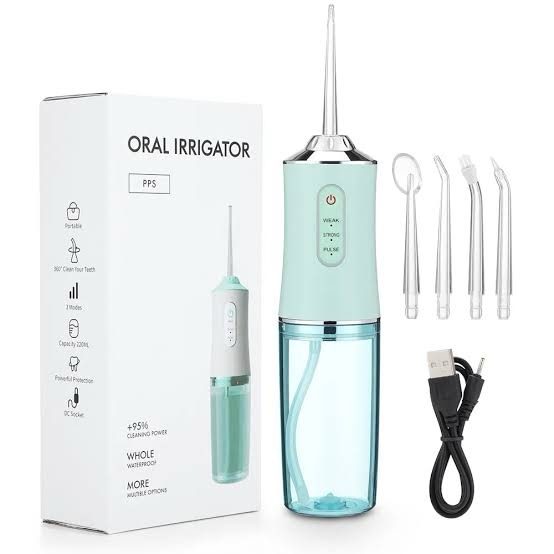220ML ELECTRIC RECHARGEABLE CORDLESS WATER FLOSSER in Lagos Nigeria 220ml electric rechargeable cordless water flosser—portable oral irrigator for deep cleaning and improved dental hygiene in Lagos Nigeria