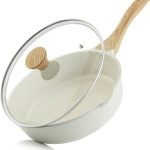 30cm non-stick wok pan with cover—durable, easy-to-clean cookware ideal for stir-frying and sautéing in Lagos Nigeria
