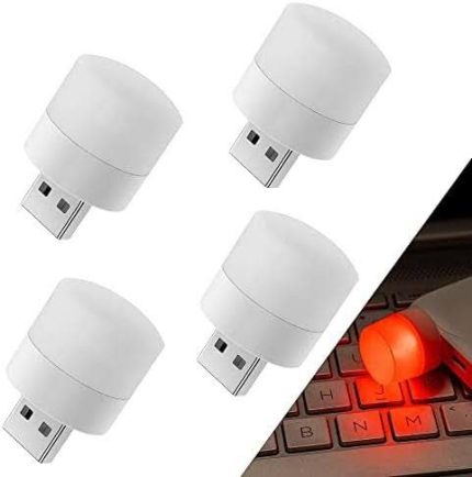 3-piece set of multipurpose USB night lights, compact and portable, ideal for ambient lighting in bedrooms, laptops, or travel use in Lagos Nigeria
