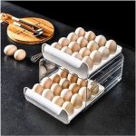 Double-layer 40-grid egg storage container with pull-out drawers in Lagos Nigeria