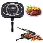 40cm Dessini grill pan with non-stick surface for grilling meats, vegetables, and more—durable and easy to clean in Lagos Nigeria
