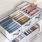 7-grid closet clothes organizer for neatly storing folded garments like shirts or underwear in Lagos Nigeria