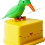 Amazeus plastic bird-shaped automatic pressing toothpick dispenser in Lagos Nigeria