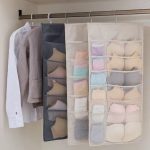 Dual-sided hanging closet organizer with multiple compartments for neatly storing clothing, shoes, and accessories in Lagos Nigeria