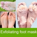 Exfoliating foot mask—peel-off treatment that removes dead skin for smooth, soft, and rejuvenated feet in Lagos Nigeria