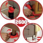 Heavy-duty furniture lifter kit with 360-degree rotatable pads for easy moving and repositioning of heavy furniture and appliances in Lagos Nigeria