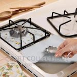"Reusable gas stove liner for protecting stovetops from spills, stains, and grease in Lagos Nigeria