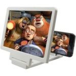 HD 3D mobile phone screen magnifier for enhanced viewing—foldable, portable design for movies and videos in Lagos Nigeria