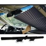 Magnetic 2-piece side window car sunshade curtains, designed to block sunlight and provide privacy inside vehicles in Lagos Nigeria