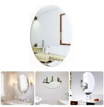 MON glass mirror sticker designed for decorative wall application, creating a reflective mirror effect in home or office spaces in Lagos Nigeria