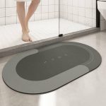 Nonslip bathroom floor mat designed for fast water drying and self-refreshing, ideal for hard shower surfaces in Lagos Nigeria