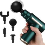Portable mini deep tissue massage gun—compact and powerful muscle massager for pain relief and muscle recovery in Lagos Nigeria