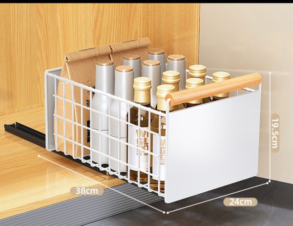 PULL OUT STORAGE SHELF in Lagos Nigeria Pull-out storage shelf—slim, space-saving organizer ideal for kitchen, bathroom, or laundry room use in Lagos Nigeria