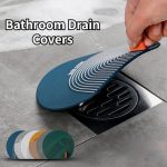 Flexible silicone bathroom drain cover designed to catch hair and prevent clogging in sinks, showers, or tubs in Lagos Nigeria