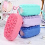 Silicone body scrubber with soft bristles for gentle exfoliation and deep cleansing of the skin iin Lagos Nigeria