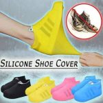 Reusable silicone shoe cover designed to protect footwear from water, mud, and dirt in wet conditions in Lagos Nigeria