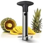 Stainless steel pineapple peeler and corer tool designed to easily remove skin and core from pineapples in Lagos Nigeria