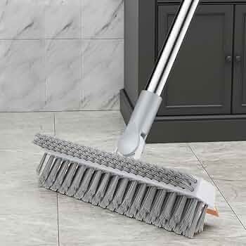 3 IN 1 SCRUBBING BRUSH WITH SQUEEGEE
