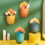 Corn-shaped toothbrush holder, compact and fun design for bathroom organization in Lagos Nigeria