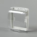 Wall-mount splash-proof switch and socket cover box for water protection in Lagos Nigeria
