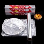 10-meter aluminum foil roll, grease-proof and suitable for catering, food wrap, BBQ, and baking in Lagos Nigeria