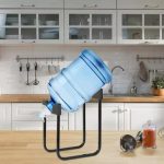 Gallon water bottle stand with non-slip base and dispenser nozzle, fits 55mm diameter jugs in Lagos Nigeria