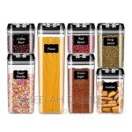 1.3L clear acrylic airtight storage container with a sealed lid, perfect for organizing and storing dry foods, grains, or pantry items in Lagos Nigeria
