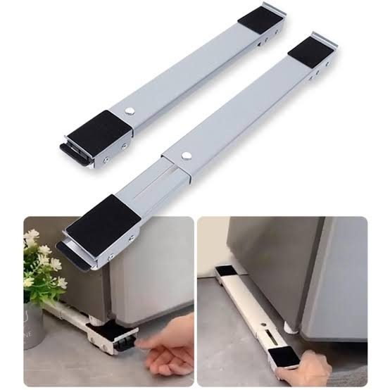 Pair of heavy-duty upgraded appliance rollers made of adjustable steel, designed to easily move large appliances like washers, dryers, and refrigerators. Each roller features sturdy wheels and extendable frames for secure support and mobility in Lagos Nigeria