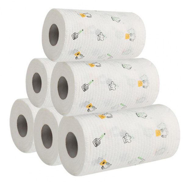 Roll of 200-ply washable and reusable kitchen paper tissues, eco-friendly alternative to disposable paper towels for cleaning and wiping in Lagos Nigeria