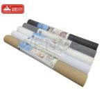 Black and white wardrobe and drawer liner roll, designed to protect surfaces and enhance the look of shelves and drawers in Lagos Nigeria