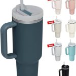 40oz insulated stainless steel vacuum quencher with spill-proof straw lid, reusable sipper cup in Lagos Nigeria