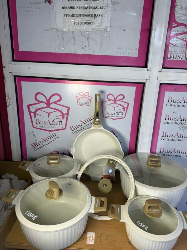 Nsfe Granite cookware set Scratch-Resistant & Easy to Clean in Lagos Nigeria