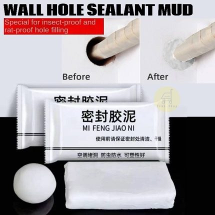30g Air-conditioning Hole Sealing Glue Household Wall Mending Waterproof Wall Hole Plasticine Sewer Pipe Sealing Mud Sealant House
