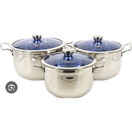 3PCS STAINLESS COOKWARE POT SET(28,30,32)