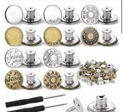 5PCS REPLACEABLE JEAN BUTTON