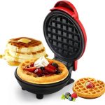 Mini Waffle Maker, Non-stick Electric Round Waffle Iron