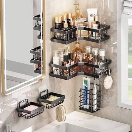 5PCS Corner Shower Caddy