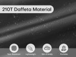 Waterproof Rain Poncho for Adult, Upgrade TPU Coating IP8000mm Waterproof Rating, Reusable Portable Unisex Hooded Rain Poncho for Outdoor Hiking, Camping, Concert, Travelling - Image 5