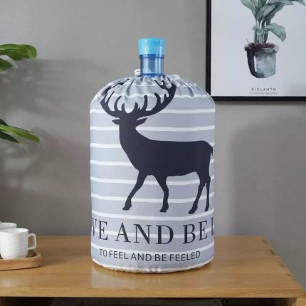 Dustproof Aesthetic Dispenser Bottle Cover With Elastic DrawStrings For Home & Office
