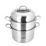 THREE LAYERS 30CM 304 STAINLESS STEEL STEAMER POT - Image 3